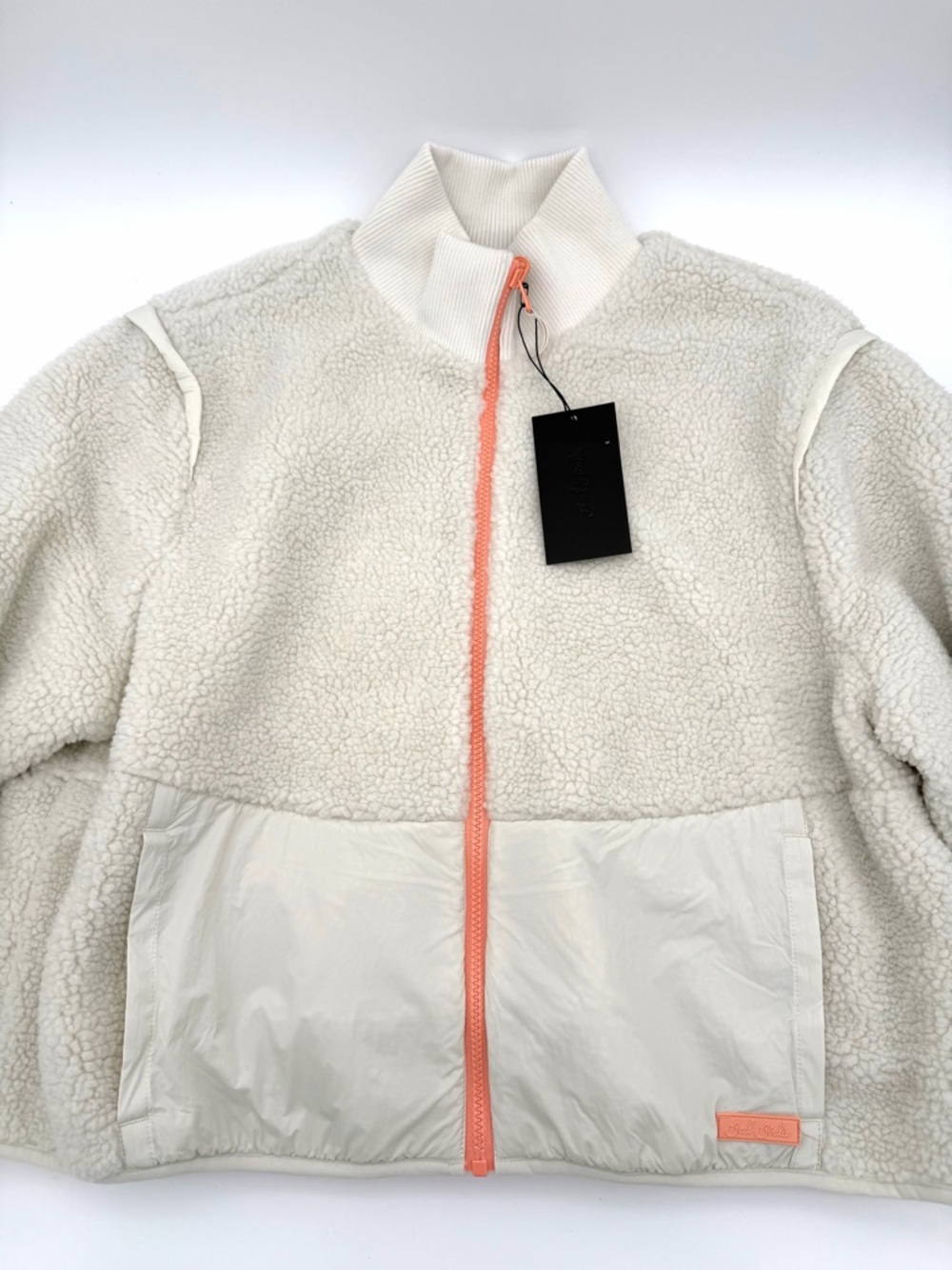 NWT New Bad Birdie Women's The Cozy Jacket - White Onyx XL Golf Zip Up Top Coat - Picture 2 of 5